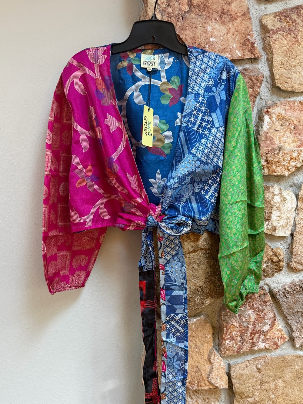 Jaded Gypsy Patchwork Wrap Top